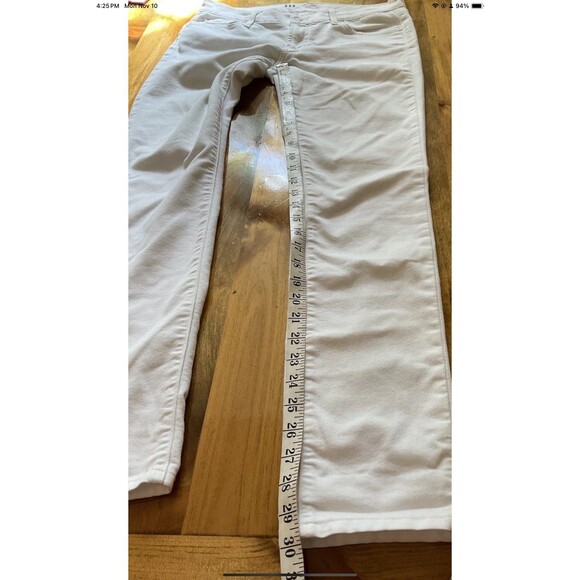 7 For All Mankind Women's Size 29 Jeans White Denim Cotton Stretch Roxanne Fit - Picture 8 of 8